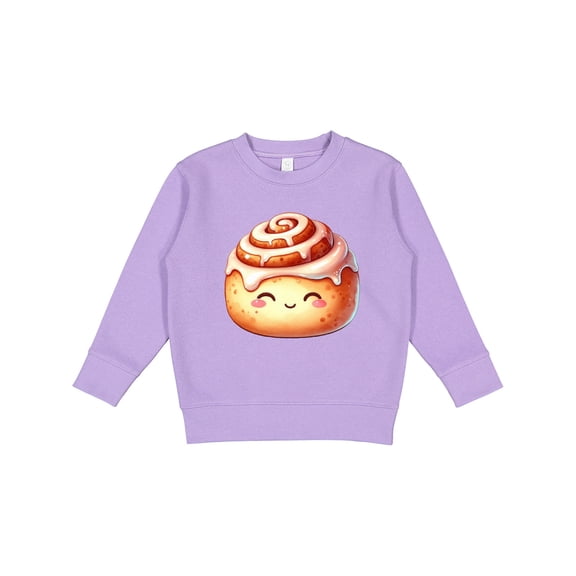 Inktastic Cute Kawaii Cinnamon Roll Toddler Sweatshirt