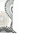 thumbnail image 2 of 20 X 16 Inch Cotton Pillow with Floral Embroidery, Set of 2, White and Gray- Saltoro Sherpi, 2 of 5