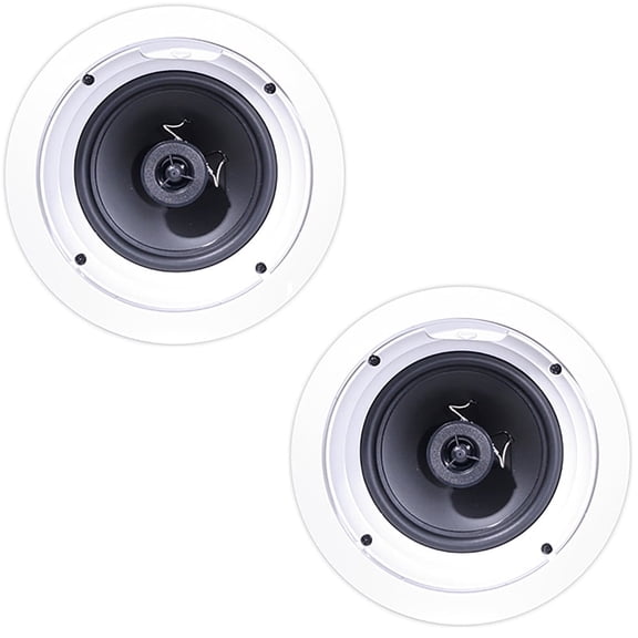 Klipsch 1007209 R-1650-C In-Ceiling Speaker - White (2-Pack)