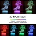 thumbnail image 4 of 3D Astronaut Night Light - 3D Led Illusion Lamp Three Pattern and 16 Colors Change Decor Lamp with Remote Control for Kids, Astronaut Gifts for Children, 4 of 8