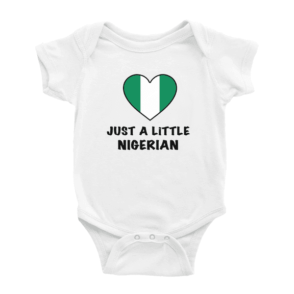 Just A Little Nigerian Funny Baby Clothing Bodysuits