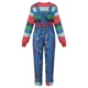 thumbnail image 5 of Disfraz de Cosplay de la película Chucky, traje unisex para adultos, top, pantalones, uniforme de Halloween, atuendo de actuación, 5 of 5