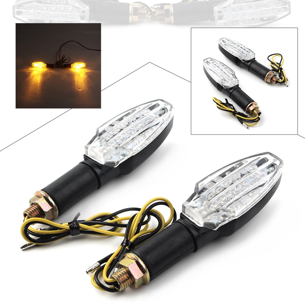 ZS DC 12V Universal Street Motorbike Bike LED Turn Signals Indicators