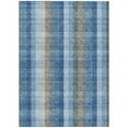 thumbnail image 2 of Addison Rugs Chantille Indoor/Outdoor Transitional Plaid Denim Washable Rectangle Rug, 2'6" x 3'10", 2 of 6