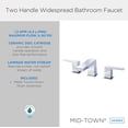 thumbnail image 3 of Danze D304162BN Brushed Nickel Finish Mid-town Widespread Lavatory Faucet With Straight Spout, 3 of 3