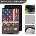 thumbnail image 4 of FUIALDOLG RV Door Window Shade Cover, Foldable Sun Shade Windshield Blackout Shower Curtains Coverage Accessories Fits for Most RV Interior Door American Flag Dwarf (17.3" X 26"), 4 of 7