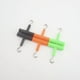 thumbnail image 4 of Yuarrent 5 uds., extractor de pesca, accesorios de equipo de pesca flexibles, gancho tipo T, gancho de agarre de alambre, Hooker, aparejos de pesca Pescar Naranja Yuarrent OD030658-03, 4 of 6