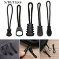 thumbnail image 4 of 5/10/15pcs Hot Bags Clip Buckle Outdoor tools Zip Puller Replacement Ends Lock Zips Zipper Pull Cord Rope Pullers 15PCS STYLE 2, 4 of 8