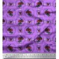 thumbnail image 1 of Soimoi Cotton Cambric Fabric Geometric Design,Leaves & Floral Artistic Decor Fabric Printed Yard 56 Inch Wide, 1 of 1