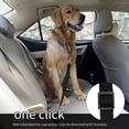 thumbnail image 2 of Cinturón de seguridad universal para coche, resistente y ajustable, de 41 a 71 cm, para perros y gatos, de nailon negro., 2 of 5