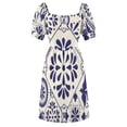 thumbnail image 6 of Mexican Talavera style Dress luxury woman evening dress luxury dress women's clothing summer 2024 novelties, 6 of 6