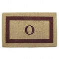 thumbnail image 1 of Nedia Home O2035O 38 x 60 Po Cadre Monochrome Brun Robuste Natte de Coco Monogrammée O, 1 of 1