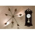 thumbnail image 3 of Wall Clocks: Grandfather Wood Wall Clock with Chime. Pendulum Wood Traditional Clock. Makes a Great Housewarming or Birthday Gift Wall Clock Chimes Every Hour with Westminster Melody, 3 of 6