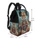 thumbnail image 2 of Disketp Pond Meditating Tiger Mochila de Pañales de Gran Capacidad con Múltiples Bolsillos, Mochila de Viaje Multifuncional para Bebé, Unisex, Moderna y Resistente, 2 of 6