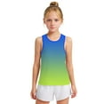 thumbnail image 2 of Bovxnpu Boys Girls Tank Tops Undershirt Sleeveless T Shirts Toddler Kids Boys Gradient Print Soft Sleeveless Bottom Camisole, 2 of 7