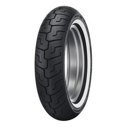 Dunlop D401 Rear Motorcycle Tire 150/80B-16 (71H) Medium White Wall for Harley-Davidson Softail Standard FXST/I 2004-2005