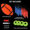 thumbnail image 4 of LED Flag Football, Light-Up Outdoor Sports Game, for All Ages, by MinnARK, 4 of 5