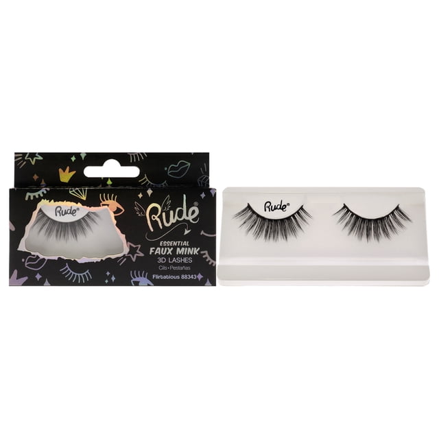Pestañas Postizas Rude Cosmetics 3D Essential Faux Mink Flirtatious 1 Par