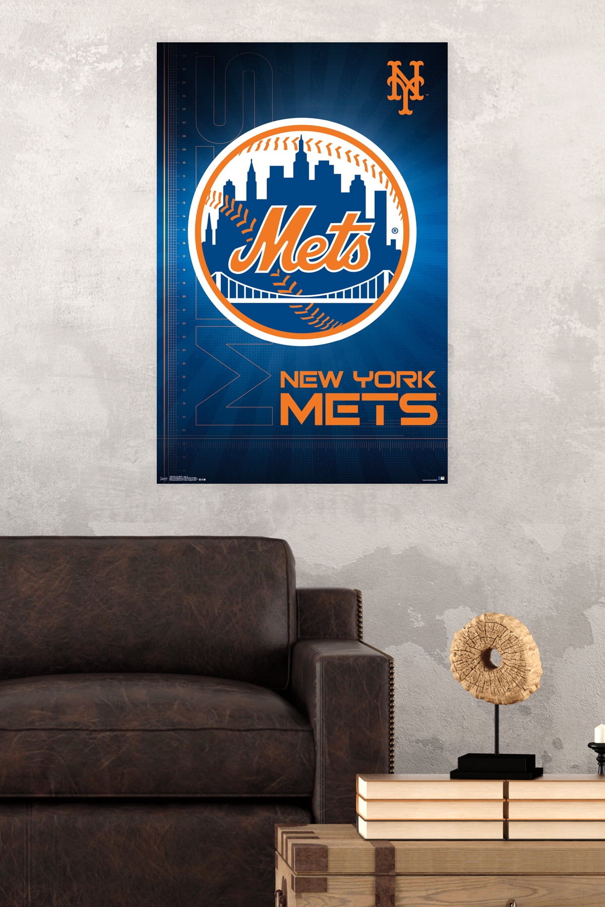 MLB New York Mets - Logo 16 Wall Poster, 22.375" x 34"