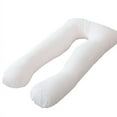 thumbnail image 2 of DailyVita's Pregnancy Body Pillow, U-Shaped Maternity Pillow,Full Body Support Pillow with Washable Cover for Pregnant Women, Ivory, 2 of 4
