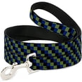 thumbnail image 1 of buckle-down "checker purple gold" pet leash, 6' x 1 2", 1 of 1