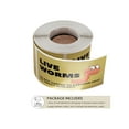 thumbnail image 5 of 1.9"x 2.9" 200 Sticker Label Per Roll LIVE WORMS Do Not Expose to Excessive Heat or Direct Sunlight Label for Shipping and Moving, 3 PCS, 5 of 5
