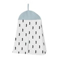 thumbnail image 5 of Sweet Jojo Designs Bear Mountain Blue Black and White Crib Bedding + BreathableBaby Breathable Mesh Liner Pad, 5 of 6