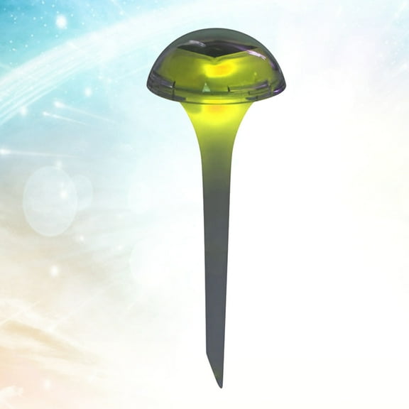 CIMAXIC Outdoor Ground Lights Mushroom Design Lawn Lamp Multi Plastic 1PCS