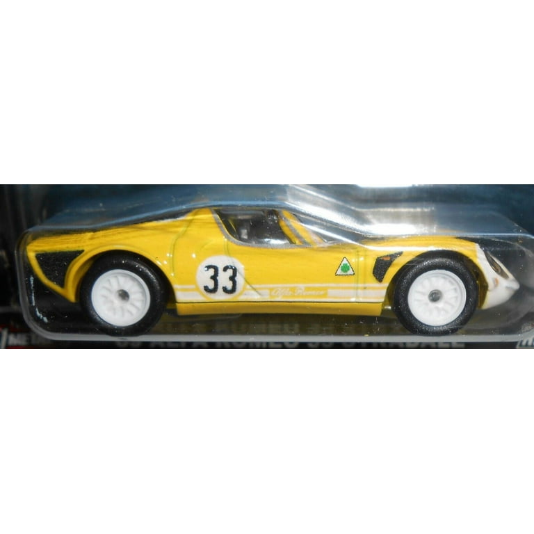 1969 Alfa Romeo 33 Stradale #33 Yellow and White 