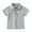 Gray, variant on Vedolay Crop Top Boy Print Button Down Shirt Short Sleeve Lapel Neck Casual Tee Summer Clothes,Coffee 2-3 Years