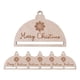 thumbnail image 5 of 6x adorno navideño de macramé, decoración navideña, artesanías de madera, bricolaje, semicírculo, colgante de pared, decoración navideña, 5 of 9