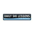 thumbnail image 2 of Water Ski Novelty Sign, Metal Wall Decor - 4x18 inches, 2 of 4