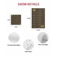 thumbnail image 7 of Brown Golden Floral Kitchen Dish Towels for Drying Dishes Set of 3, Modern Abstract Art Spring Flowers Waffle Weave Microfiber Hand Tea Bathroom Towels Quick Dry & Absorbent Towel 15.7x23.6, 7 of 7
