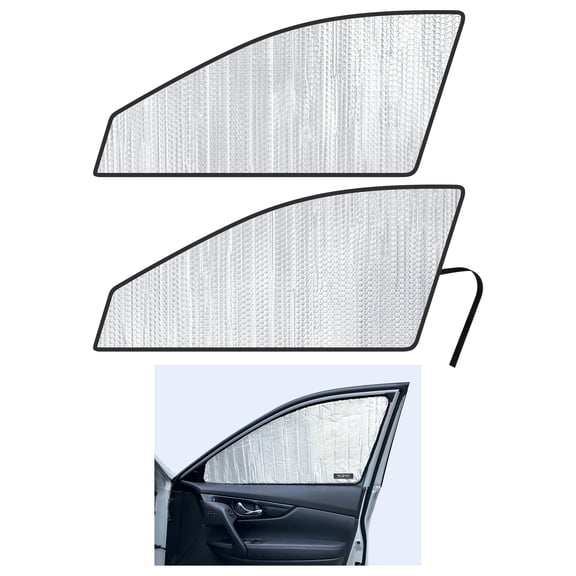 Side Window Front Row Sunshades for 2014-2020 Nissan Rogue SUV (Set of 2)