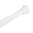 thumbnail image 3 of Utopia Alley Adjustable 40-Inch Shower Curtain Tension Rod - Rust-Proof Aluminum with PVC End Cap, No Drill Installation - Extendable, Retractable, Wall-to-Wall - Easy to Hang, White Finish, 3 of 7