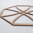 thumbnail image 5 of Ekena Millwork 15 3/8"W x 15 3/8"H x 1/4"T Medium Haswell Decorative Fretwork Wood Wall Panels, Red Oak, 5 of 18