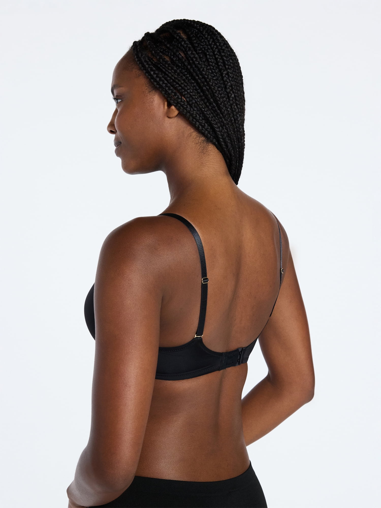 Joyspun Women's Wirefree Shine Push Up Bra, Sizes S-3XL