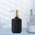 thumbnail image 4 of Glass Shampoo Bottles And Body Wash Bottles Pump-style Soap Dispenser Bottles Liquid Pump Bottles With A Textured Middle Bands, 4 of 6
