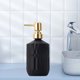 thumbnail image 4 of Botella de botella de jabón de vidrio tipo bomba – Champú recargable, gel de ducha. Envase, diseño antideslizante texturizado, bomba impermeable, cocina reutilizable en el baño doméstico, 4 of 6