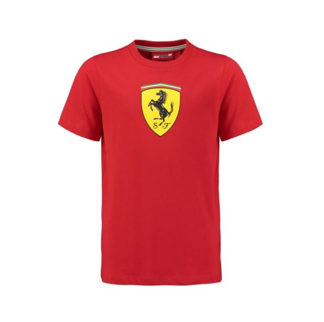 Ferrari - Scuderia Ferrari Kid's Classic T-Shirt Red - Walmart.com ...