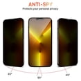 thumbnail image 4 of Mica Vidrio Privacidad FDN para iPhone 16e 14 y 13 Protectora de pantalla, 4 of 6