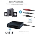 thumbnail image 4 of Transmisor y Receptor de Audio Bluetooth 5.0 2 en 1, Adaptador Inalámbrico de 3,5 mm, Adaptador de Audio Estéreo para TV y Altavoces de Coche., 4 of 5