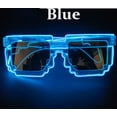 thumbnail image 3 of LINLIN Light Up Glasses, LED Glasses Party Glasses Sunglasses Cool Glasses Battery for Halloween, 3 of 6