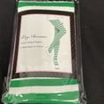 thumbnail image 2 of Leg Avenue Women's Nylon Striped Tights, White/Kelly Green, One Size, 2 of 5
