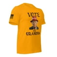 thumbnail image 3 of VOTE FOR GRANDPA TRUMP 2024 Unisex t-shirt (Gold, L), 3 of 4