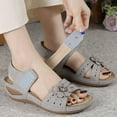 thumbnail image 5 of Wavsuf Sandals for Women Casual Summer with Arch Support Gray Sandals Shoes Size 7.5, 5 of 5