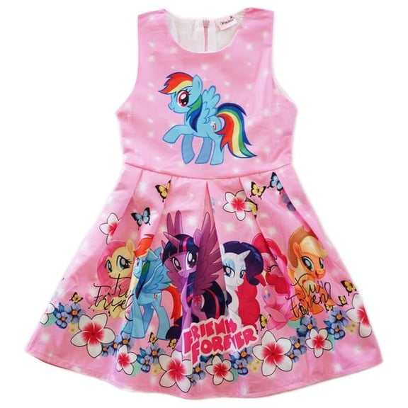 Wenchoice Pink Friends Forever A-Line Cotton Dress Girl'S S(0-2Y)