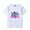 White, variant on Split Fiction T-shirt loose summer fashion trend men's and women's short sleeved T-shirt top