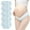 Blue, variant on Tejiojio Maternity/Labor/Nursing Clothing Clearance Women's Lace Low Waist Abdomen Support Seamless V-shaped Maternity Underwear
