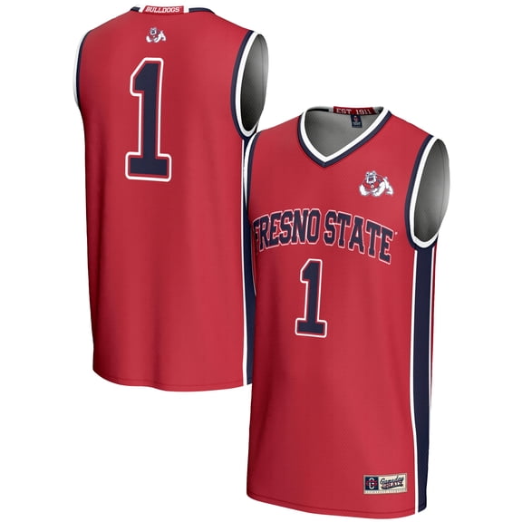 Unisex GameDay Greats #1 Red Fresno State Bulldogs Lightweight Basketball Jersey